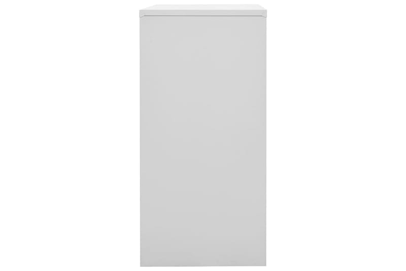 Pukukaappi vaaleanharmaa ja vihreä 90x45x92,5 cm teräs - Säilytys - Kaappi - Säilytyskaappi