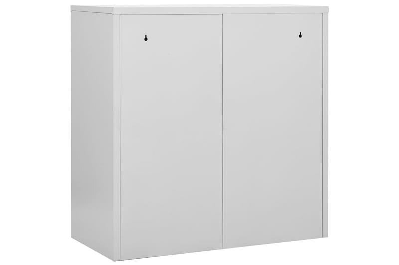 Pukukaappi vaaleanharmaa ja vihreä 90x45x92,5 cm teräs - Säilytys - Kaappi - Säilytyskaappi