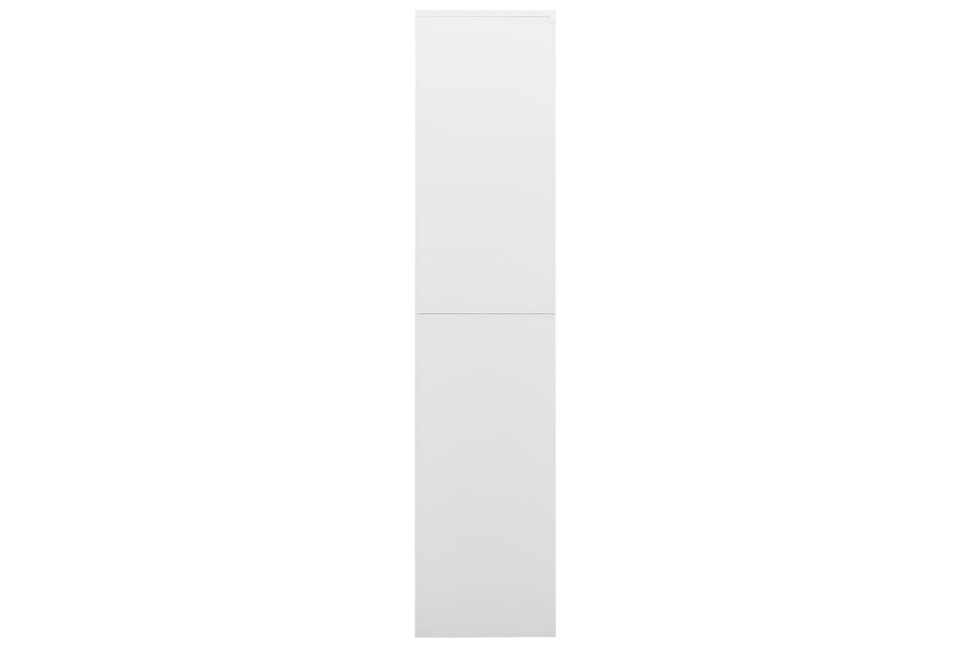 Pukukaappi valkoinen 90x40x180 cm teräs - Valkoinen - Säilytys - Kaappi - Säilytyskaappi