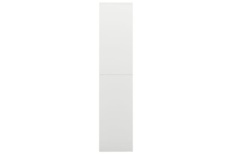 Pukukaappi valkoinen 90x40x180 cm teräs - Valkoinen - Säilytys - Kaappi - Säilytyskaappi
