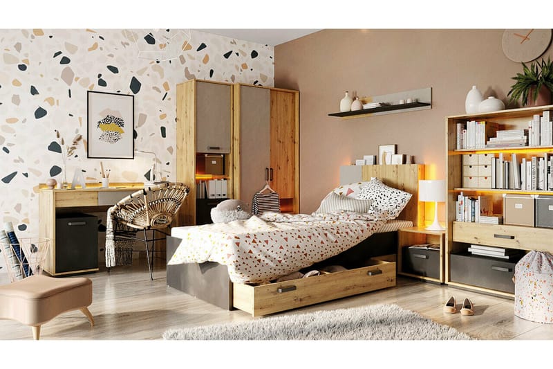 Rathmore Highboard Black - Säilytys - Kaappi - Säilytyskaappi