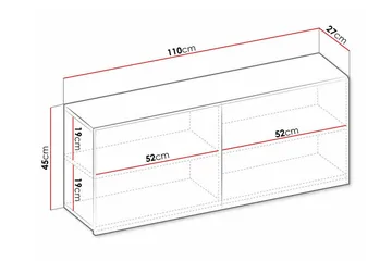 Rathmore highboard-kaappi - Säilytys - Kaappi - Säilytyskaappi