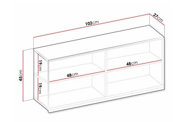Rathmore highboard-kaappi - Säilytys - Kaappi - Säilytyskaappi
