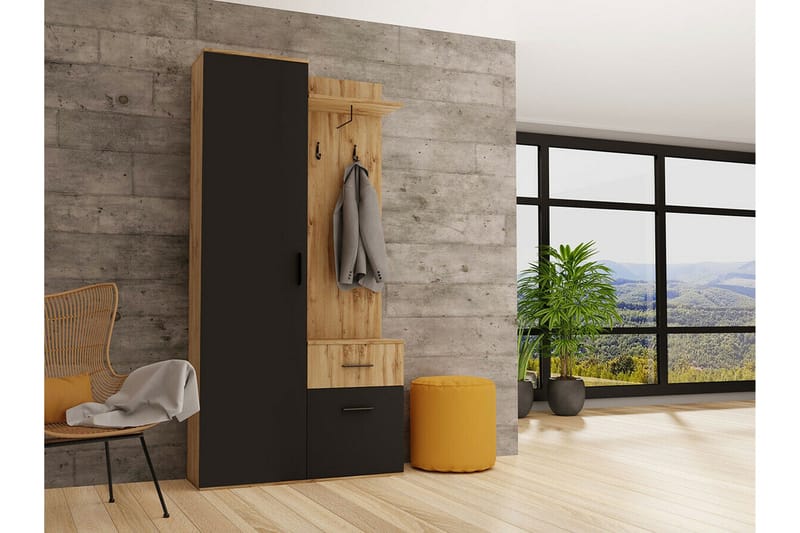 Rosehall Highboard Black - Säilytys - Kaappi - Säilytyskaappi