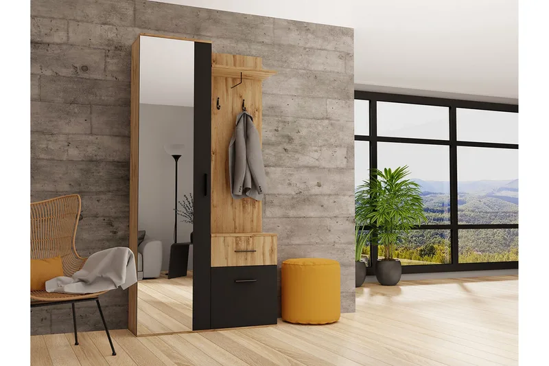 Rosehall Highboard Black - Säilytys - Kaappi - Säilytyskaappi