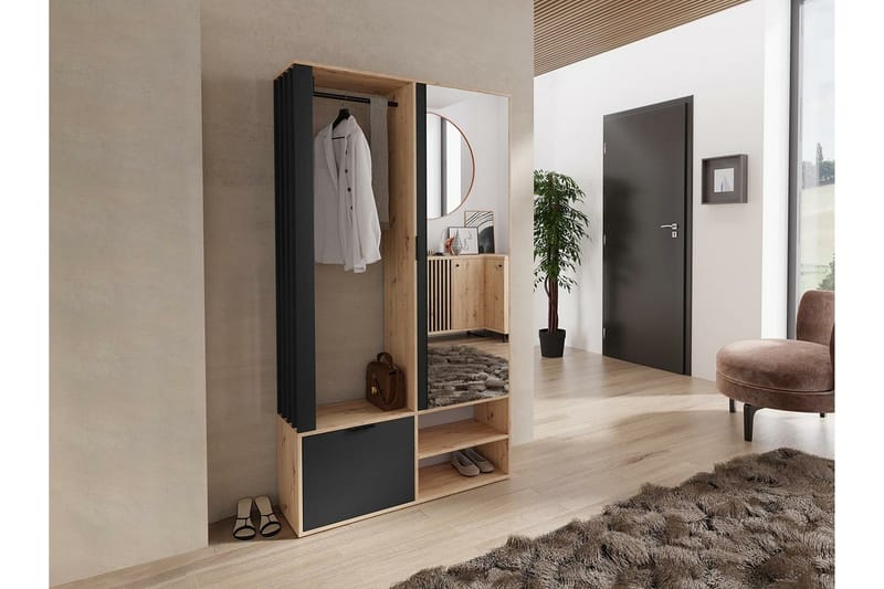Rosehall Highboard NO_BRAND Black - Säilytys - Kaappi - Säilytyskaappi