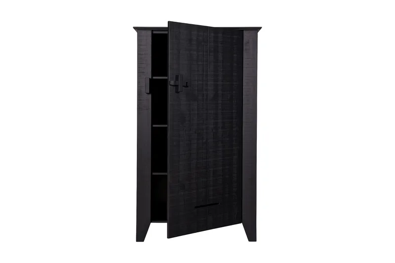 Säilytyskaappi Amitra 85 cm - Musta Mänty - Säilytys - Kaappi - Säilytyskaappi