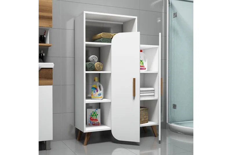 Säilytyskaappi Amtorp 90 cm - Valkoinen - Säilytys - Kaappi - Säilytyskaappi