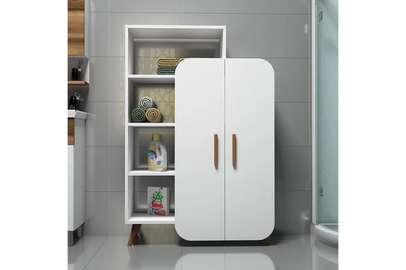 Säilytyskaappi Amtorp 90 cm, Valkoinen