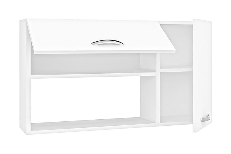 Säilytyskaappi Augustave 90 cm - Valkoinen - Säilytys - Kaappi - Säilytyskaappi