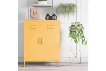Säilytyskaappi Cache 80x40 cm Keltainen - Novogratz - Säilytys - Kaappi - Säilytyskaappi