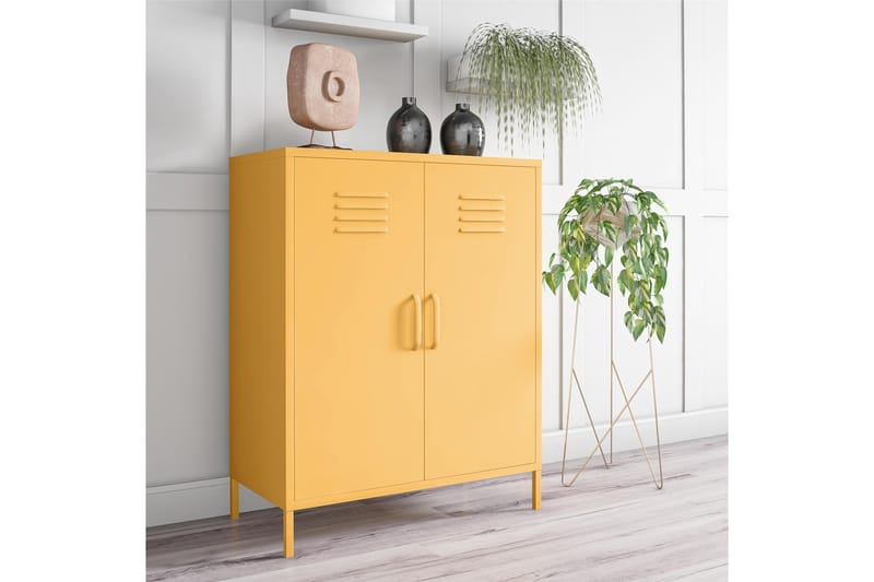 Säilytyskaappi Cache 80x40 cm Keltainen - Novogratz - Säilytys - Kaappi - Säilytyskaappi
