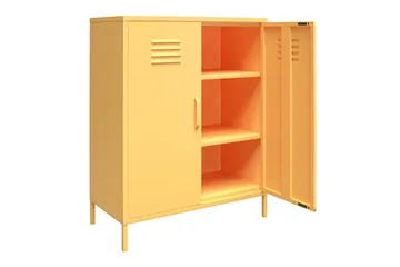 Säilytyskaappi Cache 80x40 cm Keltainen - Novogratz - Säilytys - Kaappi - Säilytyskaappi