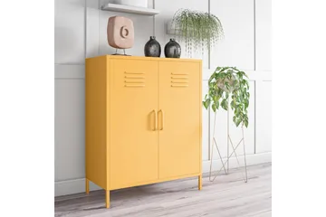 Säilytyskaappi Cache 80x40 cm Keltainen - Novogratz - Säilytys - Kaappi - Säilytyskaappi