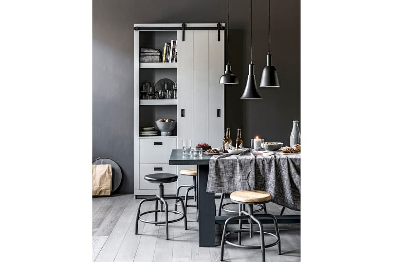Säilytyskaappi Celiette 122 cm - Betoninharmaa - Säilytys - Kaappi - Säilytyskaappi