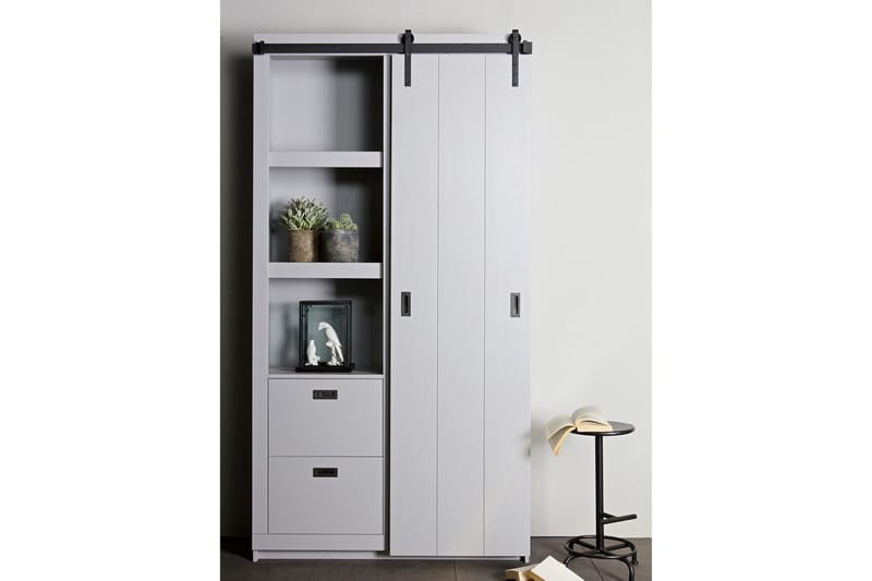 Säilytyskaappi Celiette 122 cm - Betoninharmaa - Säilytys - Kaappi - Säilytyskaappi
