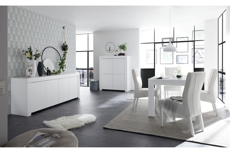 Säilytyskaappi Firenze 110 cm - Valkoinen - Säilytys - Kaappi - Säilytyskaappi