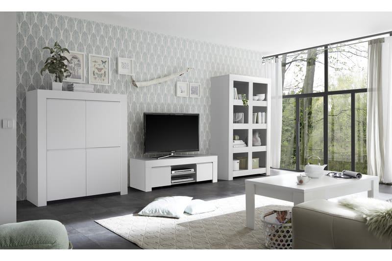 Säilytyskaappi Firenze 110 cm - Valkoinen - Säilytys - Kaappi - Säilytyskaappi