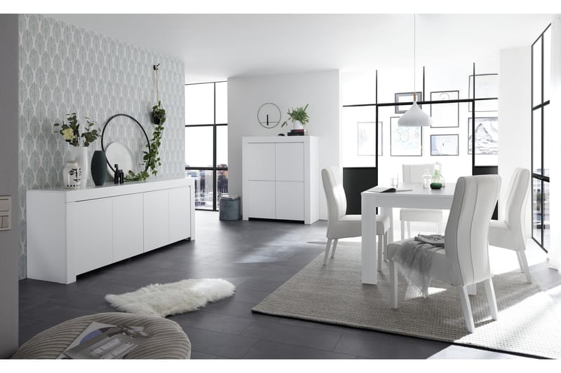 Säilytyskaappi Firenze 110 cm - Valkoinen - Säilytys - Kaappi - Säilytyskaappi