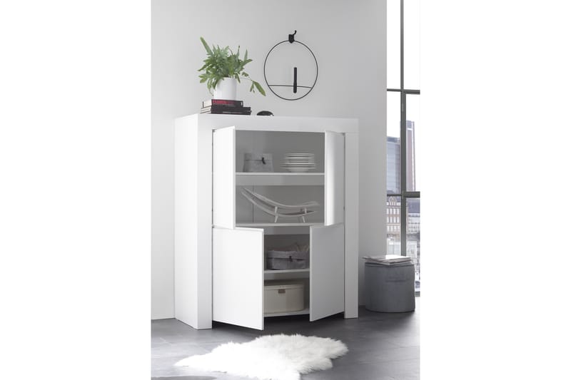 Säilytyskaappi Firenze 110 cm - Valkoinen - Säilytys - Kaappi - Säilytyskaappi
