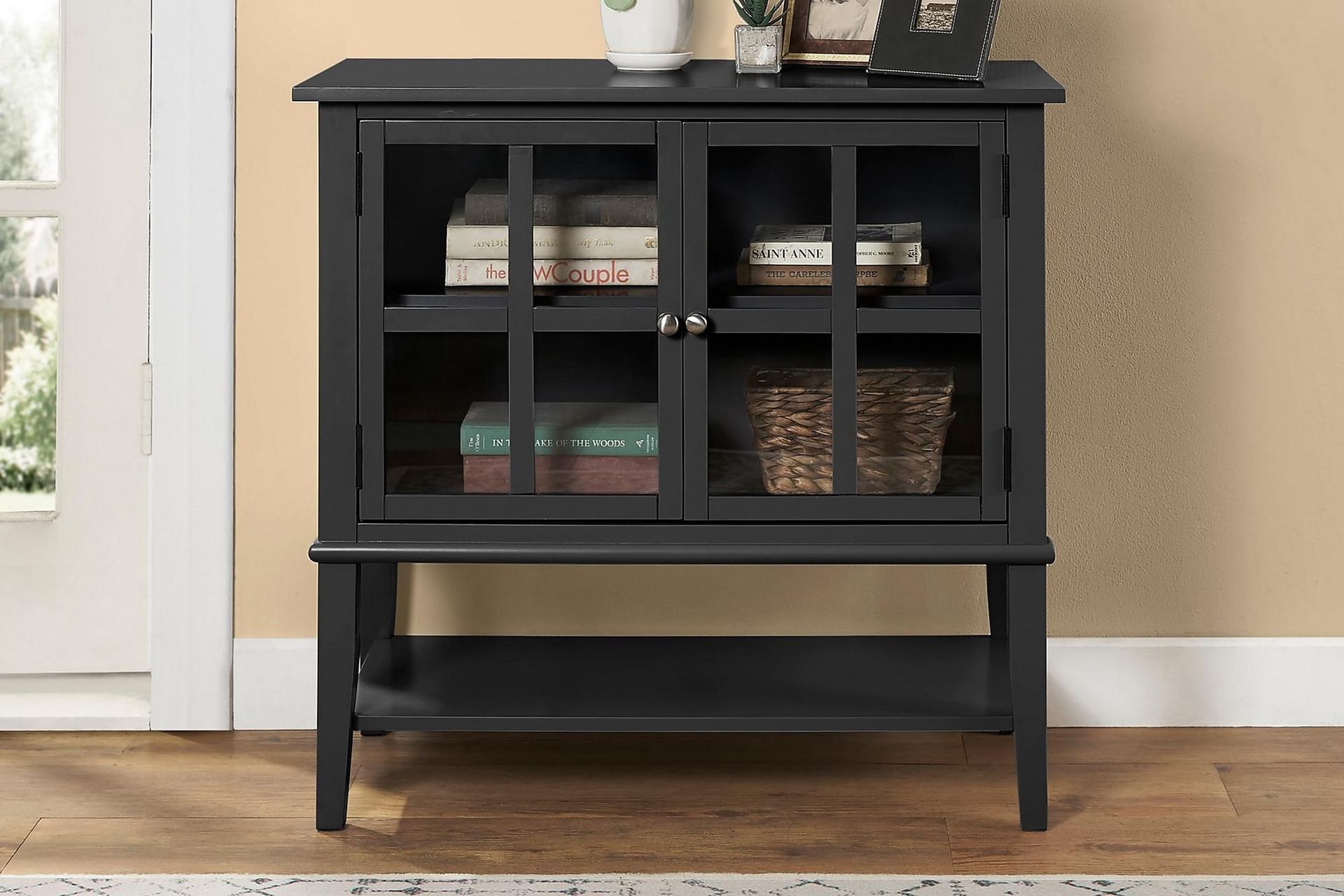 Säilytyskaappi Franklin 80x40 cm Musta - Dorel Home - Säilytys - Kaappi - Säilytyskaappi