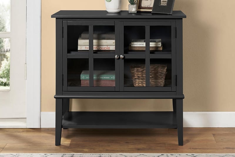 Säilytyskaappi Franklin 80x40 cm Musta - Dorel Home - Säilytys - Kaappi - Säilytyskaappi