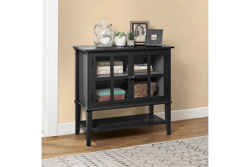 Säilytyskaappi Franklin 80x40 cm Musta - Dorel Home - Säilytys - Kaappi - Säilytyskaappi