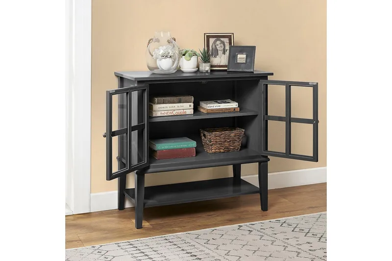 Säilytyskaappi Franklin 80x40 cm Musta - Dorel Home - Säilytys - Kaappi - Säilytyskaappi