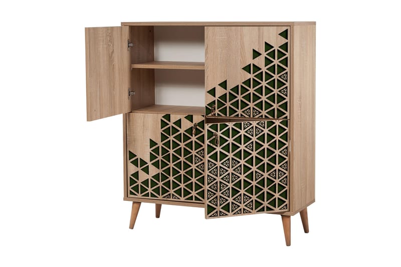 Säilytyskaappi Gillberga 111 cm - Ruskea - Säilytys - Kaappi - Säilytyskaappi