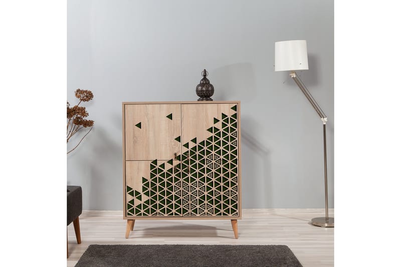 Säilytyskaappi Gillberga 111 cm - Ruskea - Säilytys - Kaappi - Säilytyskaappi