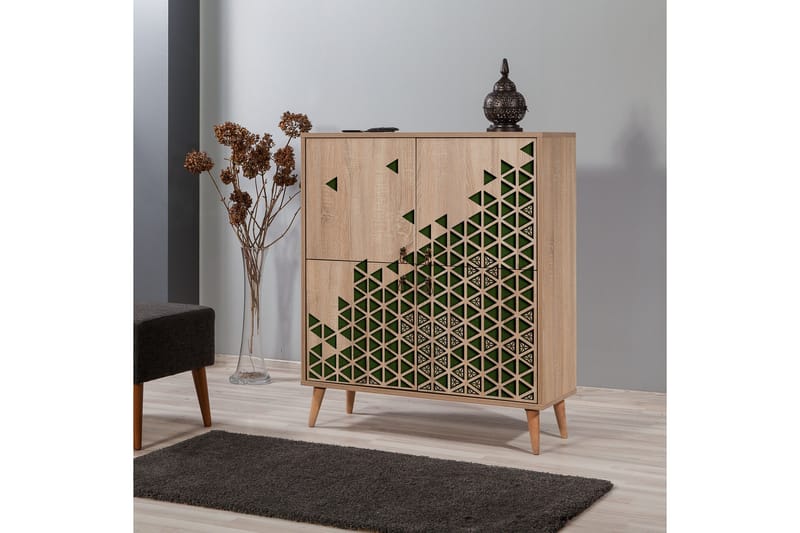 Säilytyskaappi Gillberga 111 cm - Ruskea - Säilytys - Kaappi - Säilytyskaappi