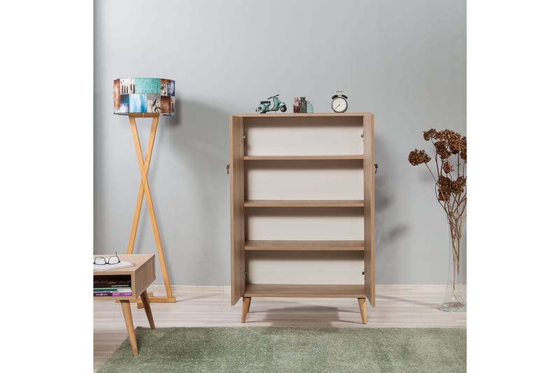 Säilytyskaappi Gillberga 80 cm - Ruskea/Liila - Säilytys - Kaappi - Säilytyskaappi