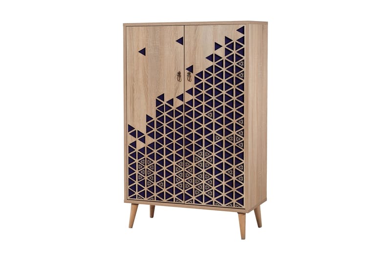 Säilytyskaappi Gillberga 80 cm - Ruskea/Liila - Säilytys - Kaappi - Säilytyskaappi