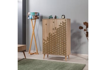 Säilytyskaappi Gillberga 80 cm - Tammi/Ruskea - Säilytys - Kaappi - Säilytyskaappi