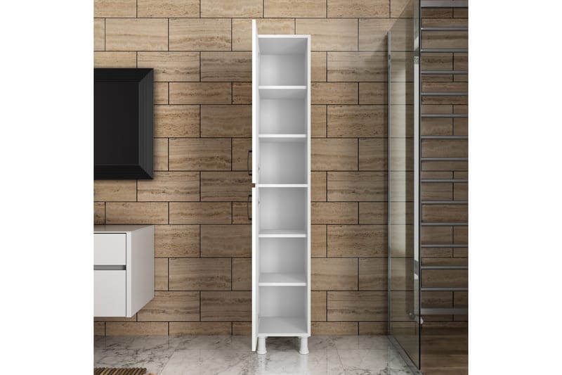 Säilytyskaappi Gunnilvallen - Valkoinen - Säilytys - Kaappi - Säilytyskaappi