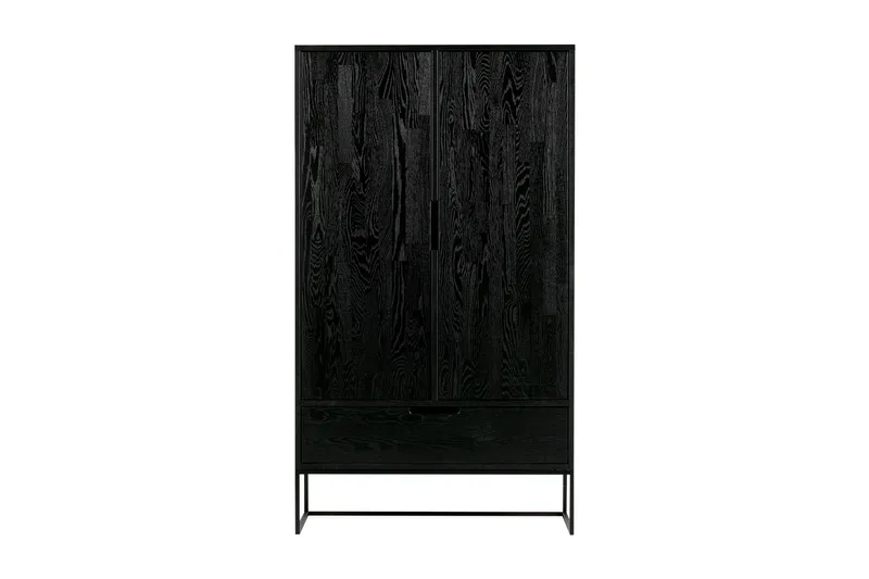 Säilytyskaappi Iria 85 cm - Musta Tammi - Säilytys - Kaappi - Säilytyskaappi