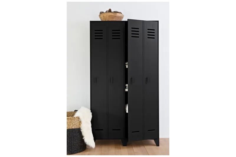 Säilytyskaappi Irnerius 40x103 cm - Musta - Säilytys - Kaappi - Säilytyskaappi