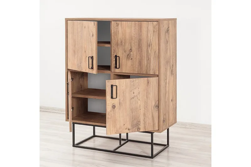 Säilytyskaappi Masako 4 ovea - Säilytys - Kaappi - Säilytyskaappi