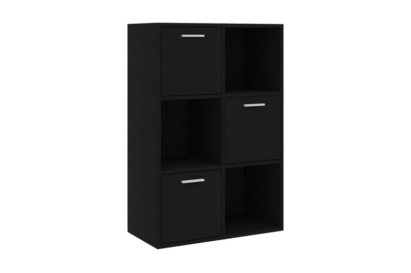Säilytyskaappi musta 60x29,5x90 cm lastulevy - Musta - Säilytys - Kaappi - Säilytyskaappi