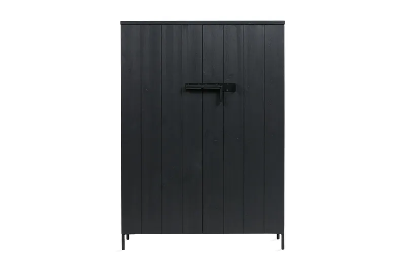 Säilytyskaappi Shamus 100 cm - Musta Mänty - Säilytys - Kaappi - Säilytyskaappi