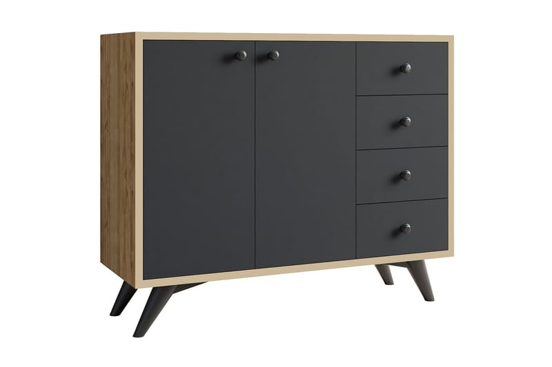 Säilytyskaappi Urgby 100x82 cm - Ruskea - Säilytys - Kaappi - Säilytyskaappi