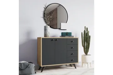 Säilytyskaappi Urgby 100x82 cm - Ruskea - Säilytys - Kaappi - Säilytyskaappi
