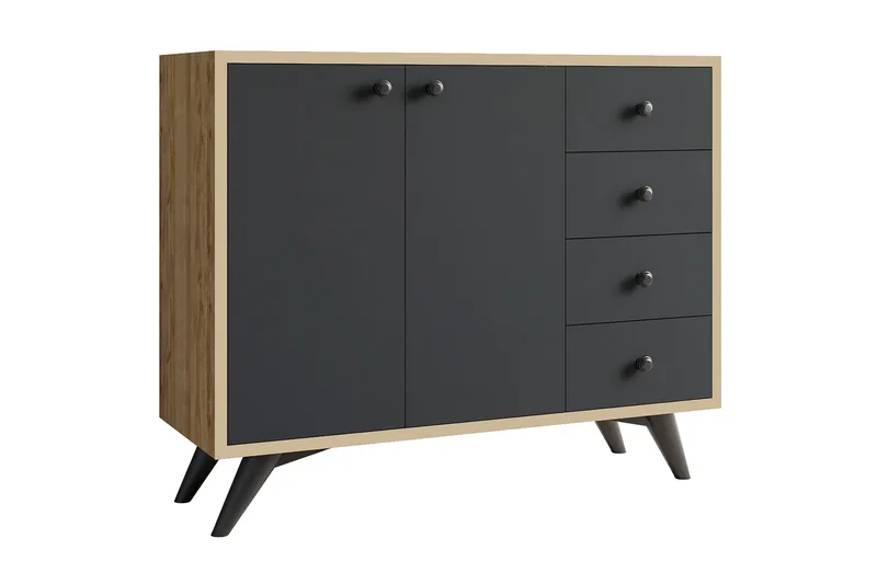 Säilytyskaappi Urgby 100x82 cm, Ruskea