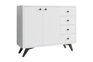 Säilytyskaappi Urgby 100x82 cm - Valkoinen - Säilytys - Kaappi - Säilytyskaappi
