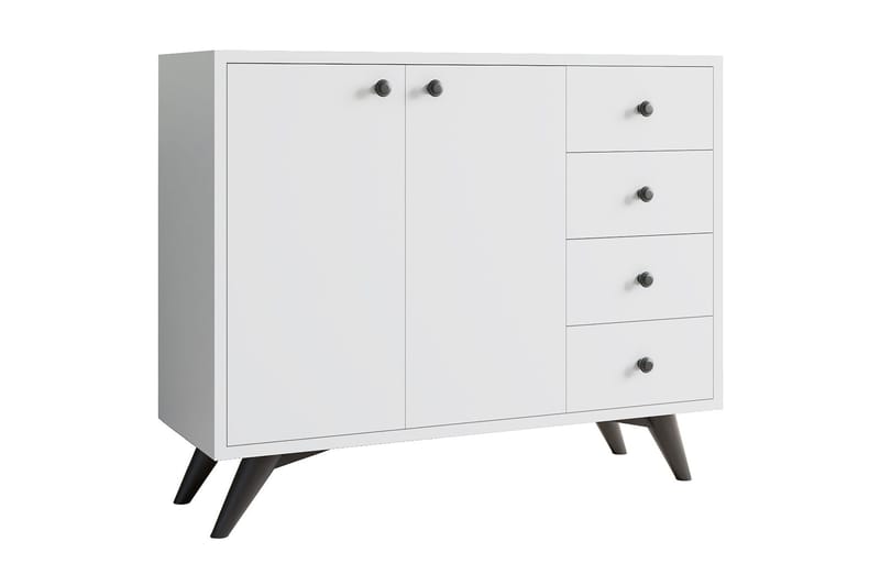 Säilytyskaappi Urgby 100x82 cm, Valkoinen