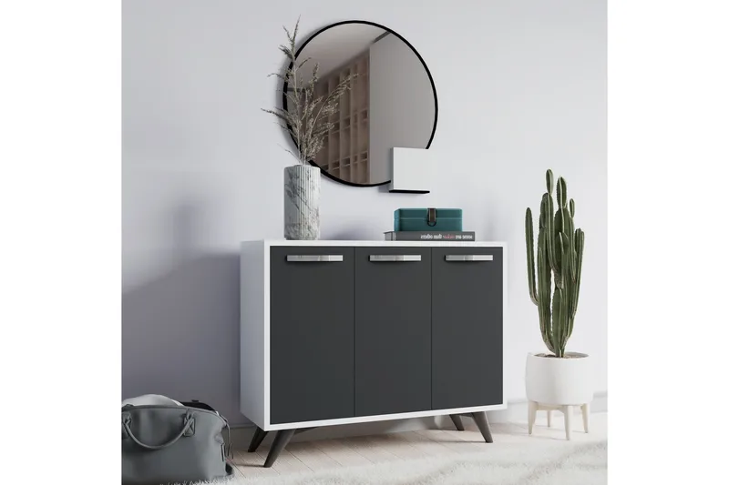 Säilytyskaappi Urgby 100x82 cm - Valkoinen - Säilytys - Kaappi - Säilytyskaappi