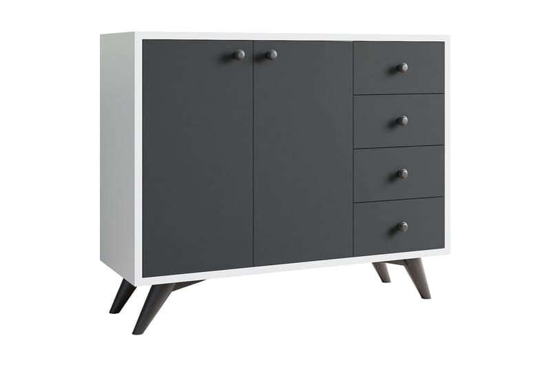 Säilytyskaappi Urgby 100x82 cm, Valkoinen