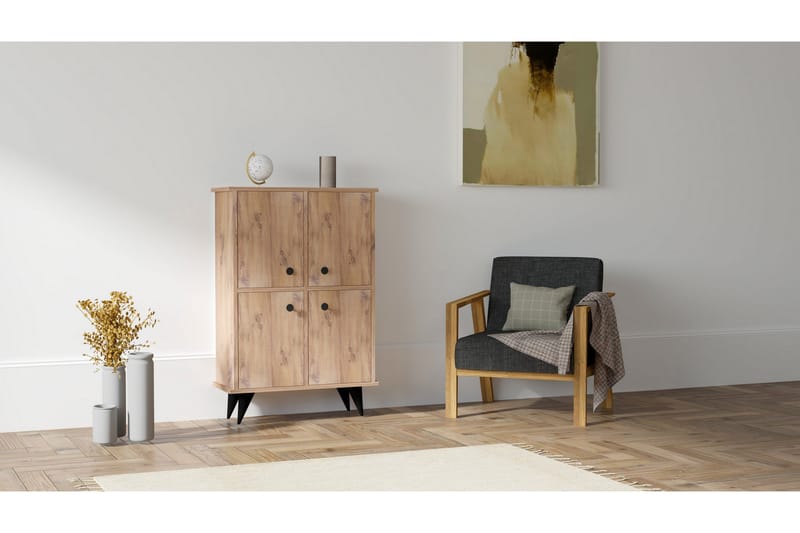 Säilytyskaappi Zakkum 70x90 cm - Vihreä - Säilytys - Kaappi - Säilytyskaappi