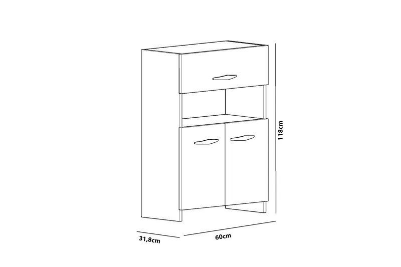 Säilytyskaappi Pangler - Säilytys - Kaappi - Säilytyskaappi