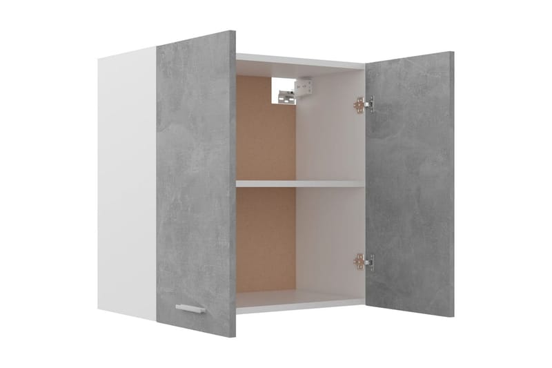 Seinäkaappi betoninharmaa 60x31x60 cm lastulevy - Harmaa - Säilytys - Kaappi - Säilytyskaappi
